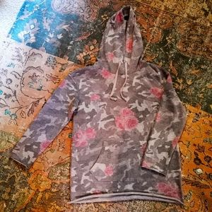 Inspired Hearts Floral Camo Hoodie!